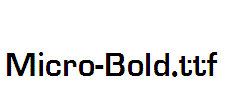 Micro-Bold