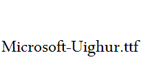 Microsoft-Uighur