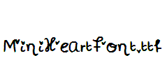 MiniHeartFont