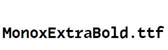 MonoxExtraBold