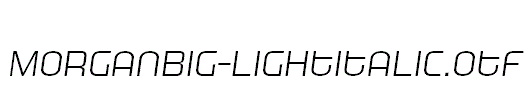 MorganBig-LightItalic