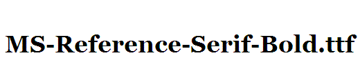 MS-Reference-Serif-Bold