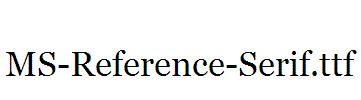 MS-Reference-Serif