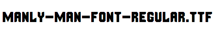 Manly-Man-Font-Regular