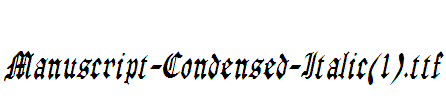 Manuscript-Condensed-Italic(1)