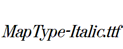 MapType-Italic