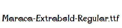 Maraca-Extrabold-Regular