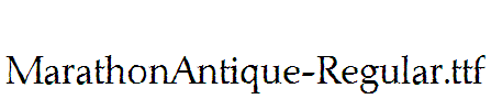 MarathonAntique-Regular