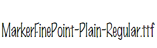 MarkerFinePoint-Plain-Regular