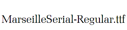 MarseilleSerial-Regular