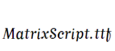 MatrixScript