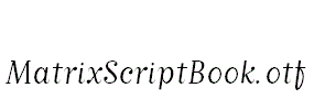 MatrixScriptBook