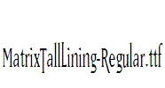 MatrixTallLining-Regular