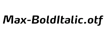 Max-BoldItalic