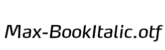 Max-BookItalic