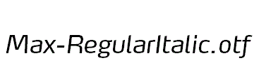 Max-RegularItalic