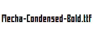 Mecha-Condensed-Bold