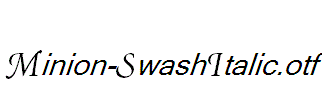 Minion-SwashItalic