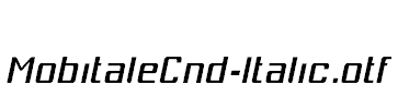 MobitaleCnd-Italic