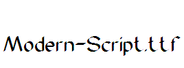 Modern-Script