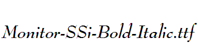 Monitor-SSi-Bold-Italic