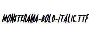 Monsterama-Bold-Italic