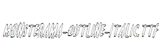 Monsterama-Outline-Italic