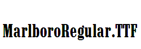 MarlboroRegular