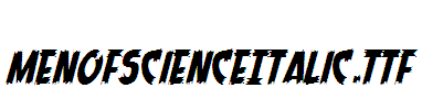 MenofScienceItalic