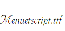 Menuetscript