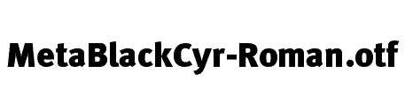 MetaBlackCyr-Roman