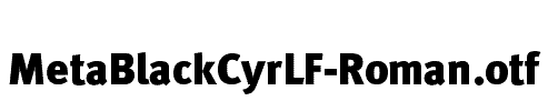 MetaBlackCyrLF-Roman