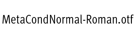 MetaCondNormal-Roman