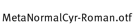 MetaNormalCyr-Roman