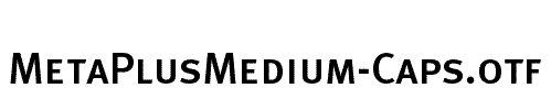 MetaPlusMedium-Caps