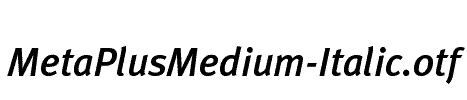 MetaPlusMedium-Italic
