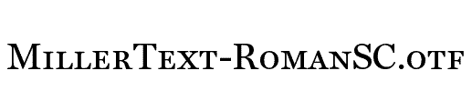 MillerText-RomanSC