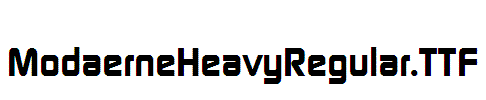 ModaerneHeavyRegular