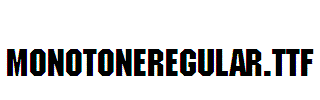 MonotoneRegular