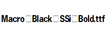 Macro-Black-SSi-Bold