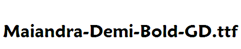 Maiandra-Demi-Bold-GD