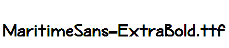 MaritimeSans-ExtraBold