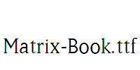 Matrix-Book