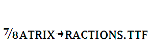 MatrixFractions