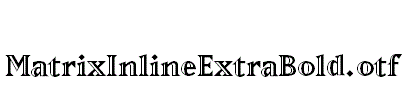 MatrixInlineExtraBold