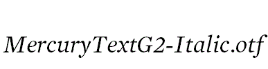 MercuryTextG2-Italic