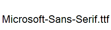 Microsoft-Sans-Serif