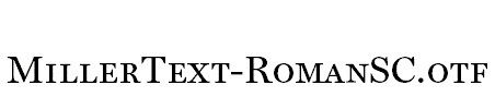 MillerText-RomanSC