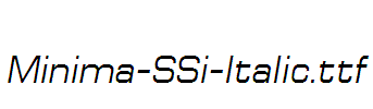 Minima-SSi-Italic