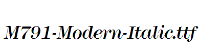 M791-Modern-Italic